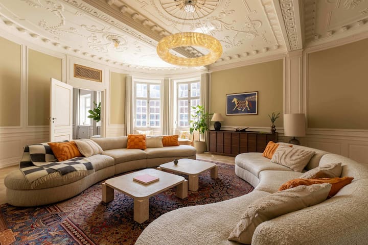 Grand Lux Apartment for 12 in Central Copenhagen