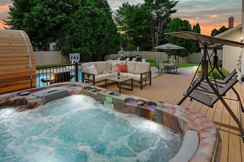 Private Pool - HOT TUB - Sauna - Game Room - Pets