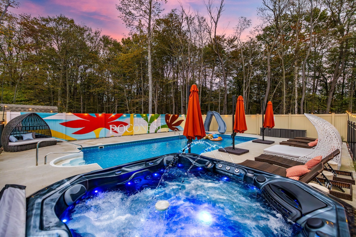 Mountain Estate*GolfSim*HotTub*Sauna*Pickleball - Houses for Rent