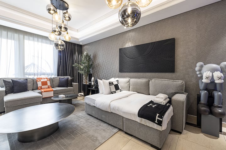 Zona giorno: comodo divano letto