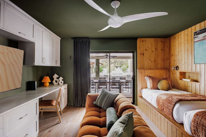 卧室5 |两张单人床|主屋| A院