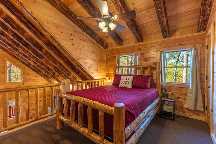 Letto matrimoniale 4 (non privato) - Open Loft - Maple Hill Retreat, looking SW