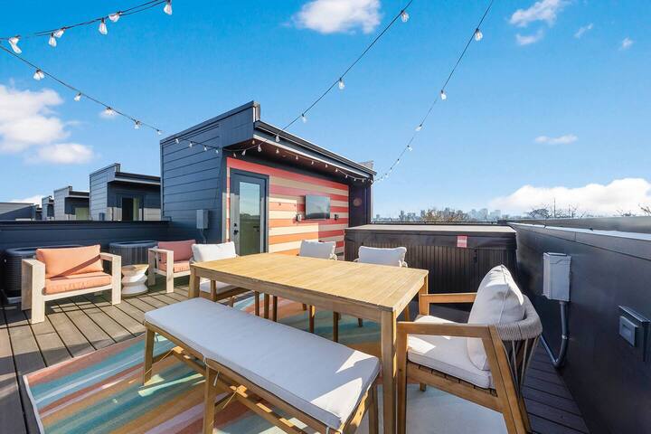 Night at the Disco with private rooftop hot