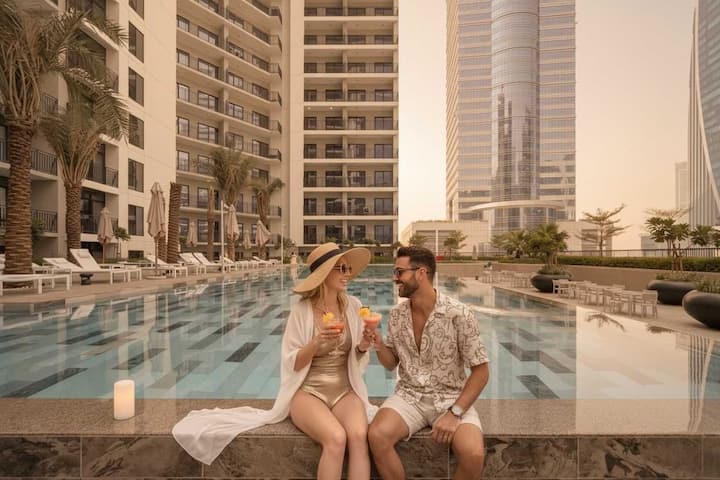Keyrock | Scenic Lakeview Escape In Business Bay - Dubai