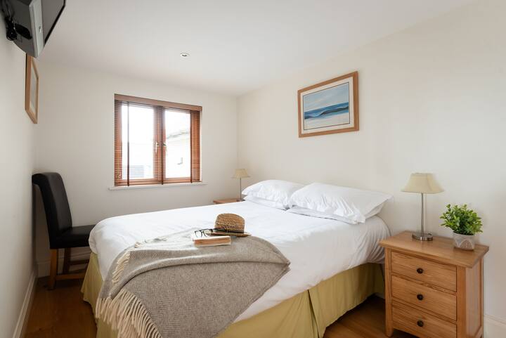 Apartamenti 5, The Point, Golf Course, Cornwall, dhomë gjumi dopio, pushime në këmbë