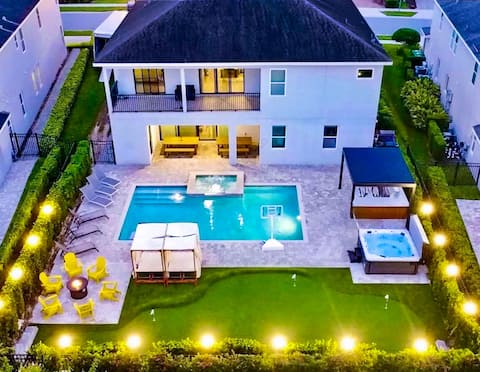 Lavish 11BD TrackMan Golf Pool Theater mins Disney