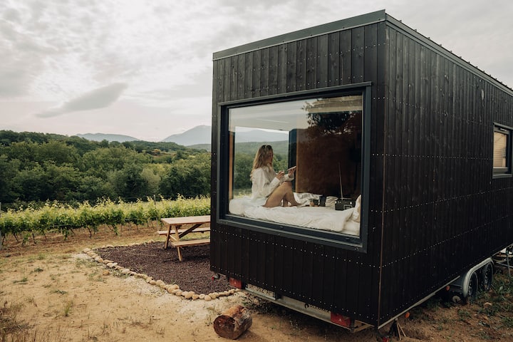 Tiny House Au Coeur Des Vignes Face Au Mont Ventou - Vinsobres