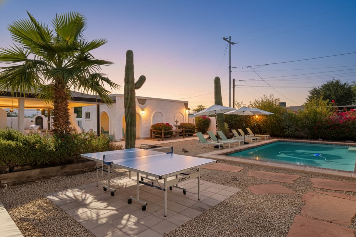 Chic Phoenix Home | Pool | Hot Tub | Grill - Houses for Rent in Phoenix ...