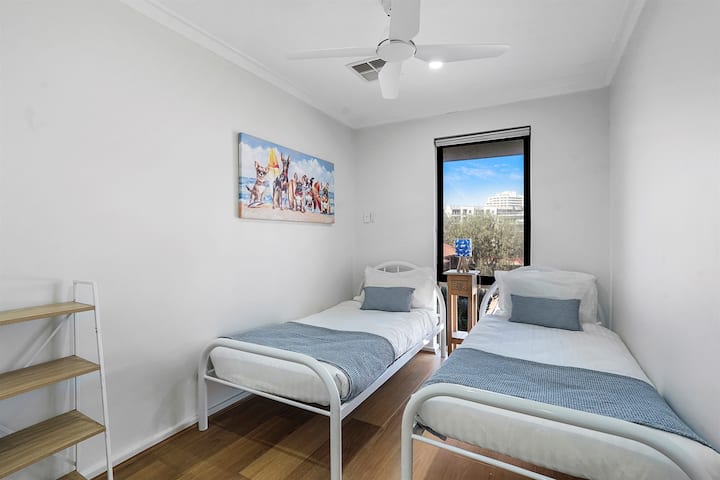 Tercer dormitorio con dos camas individuales