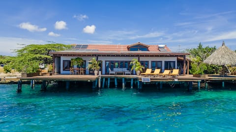 Off-Grid Oceanfront Villa with Overwater Deck