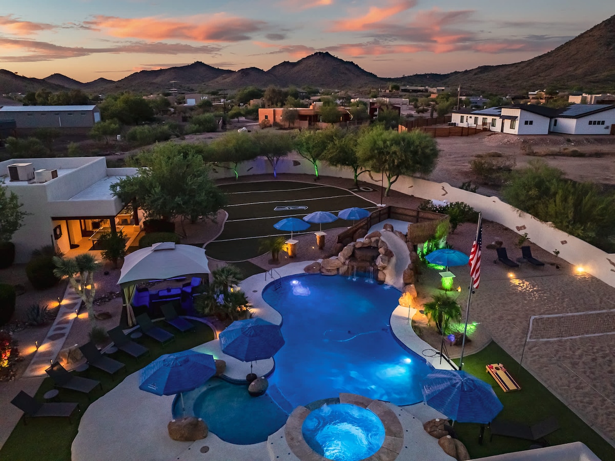 Private Oasis, Pickleball, Sand Volleyball, Sleeps - Phoenix