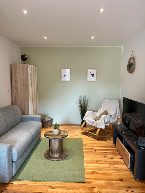 Top Airbnb: La cigogne rêveuse 1 - Air-conditioned F1 in Haut Rhin