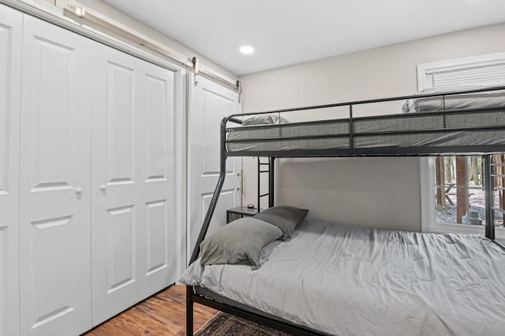 Bunk room with twin beds perfect for kids to share and make vacation memories