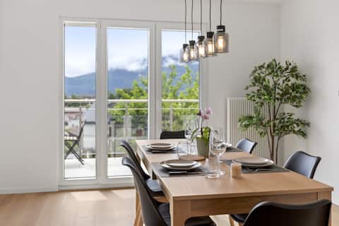 Beautiful renovated apartment with views, in Savièse