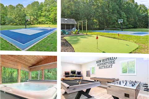 Sport Court, Putting Green, Hot Tub, Arcade, Games