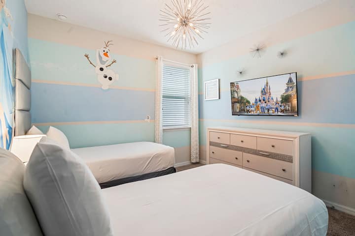 Dormitorio 5 habitación temática con 2 camas individuales