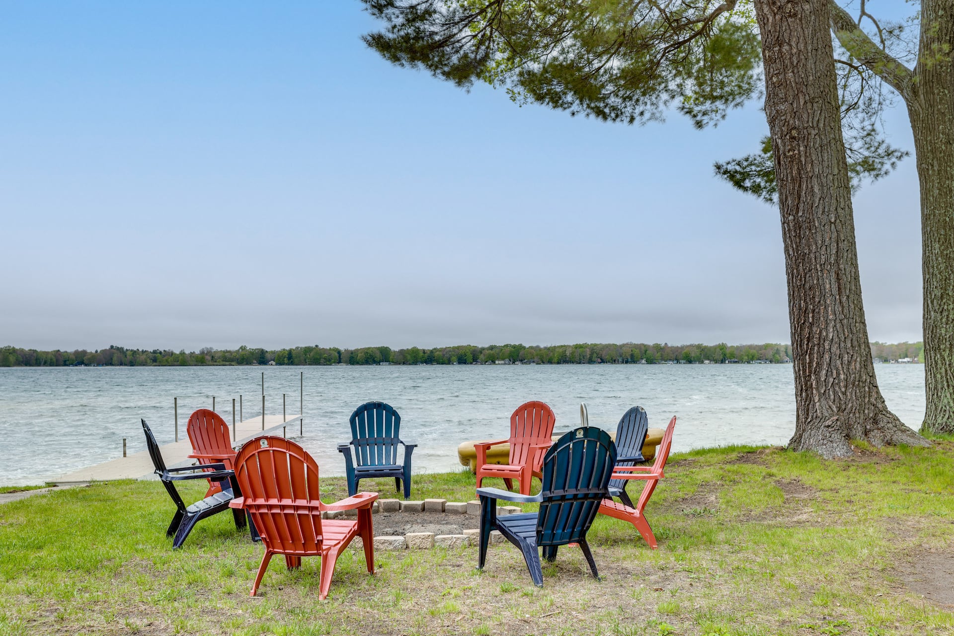 Winter Baldwin Lakefront: Fire Pit & Trails