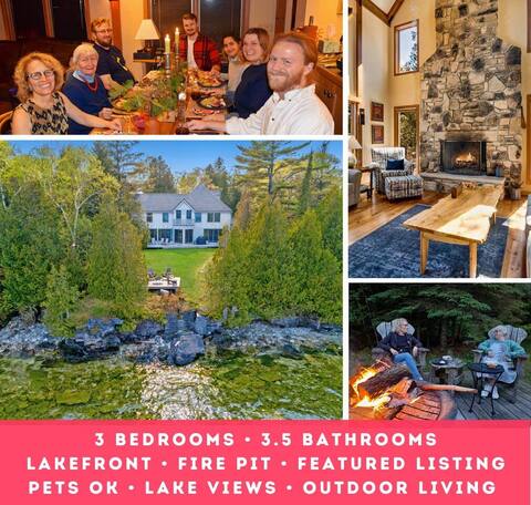 Large Lake House | Door County | Cave Point Park