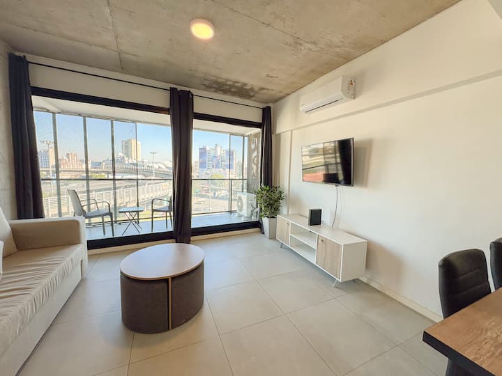 Лофт с видом на Av 9 de Julio в Constitución