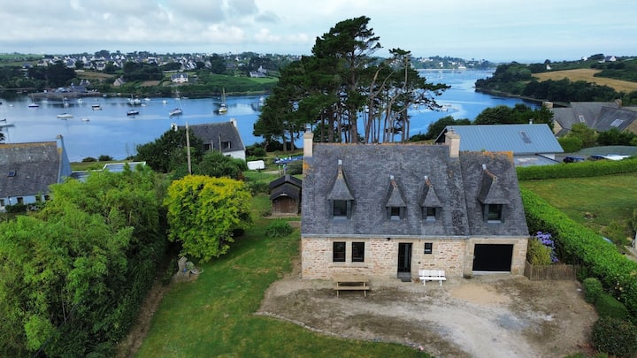 Vue Sur L'aber - Maison Pour 8 - Grand Jardin - Saint-Pabu