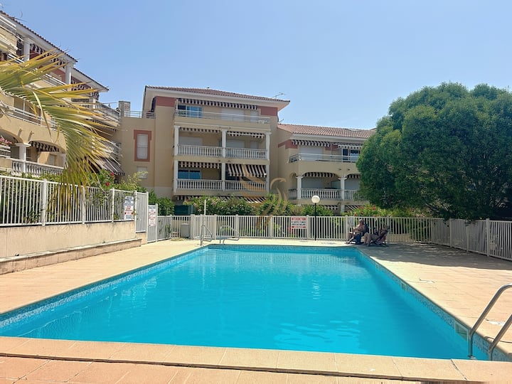 5-peopl Studio - Sea View- Terrace - Parking - Fréjus