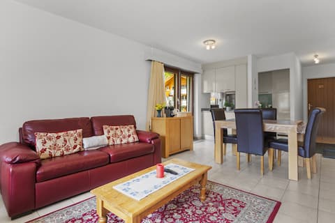 View, 2 terraces & private parking – Saas-Grund