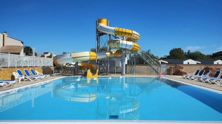 Zecamping 4* Mobil Home 27m² Piscine - Saint-Cyprien