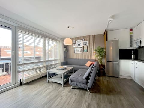 Leistungsstarkes Airbnb: Sundeck in Langeoog