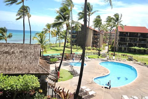 On The Beach at Papakea Resort L105 with 2 Pools,