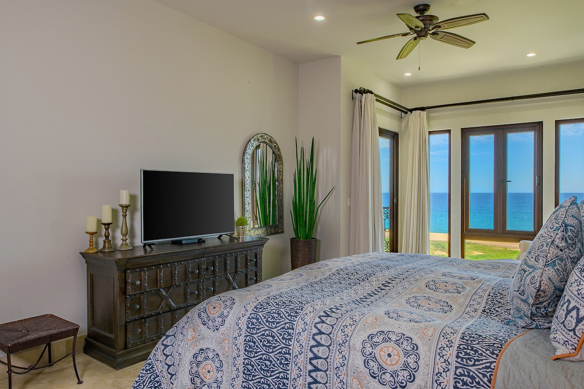 Bedroom suite with ocean views