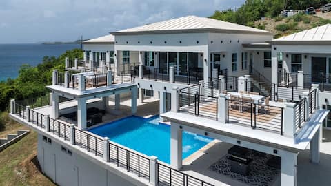 Brand New Luxury 8BR Villa on St. Thomas with Pool