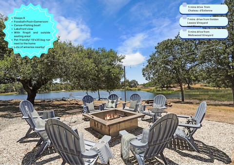 Lakefront Haven+GameRoom+Canoe with Stunning Views