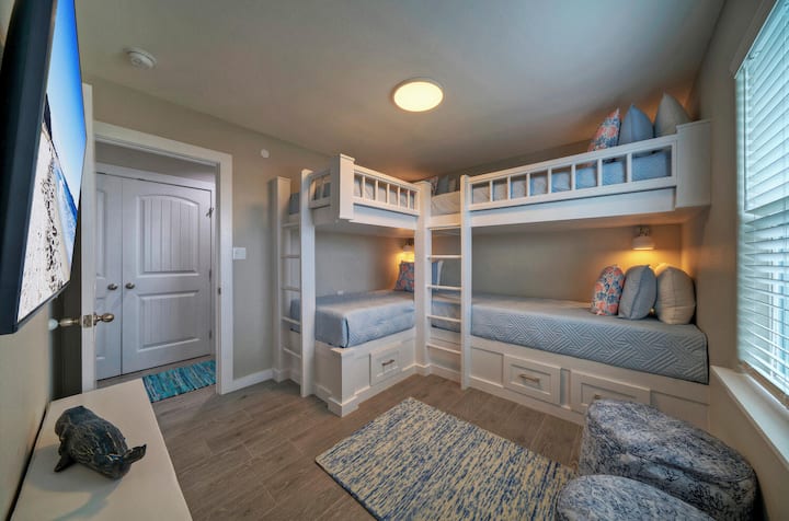 El dormitorio 3 tiene dos literas de una. (Érase una vez una marea)