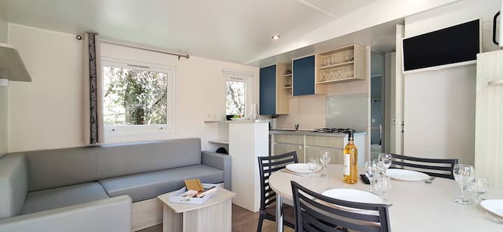 La Palmeraie Mobilhome 6 Pers Clim Mer 7 Km Linge - Saint-Gilles-Croix-de-Vie