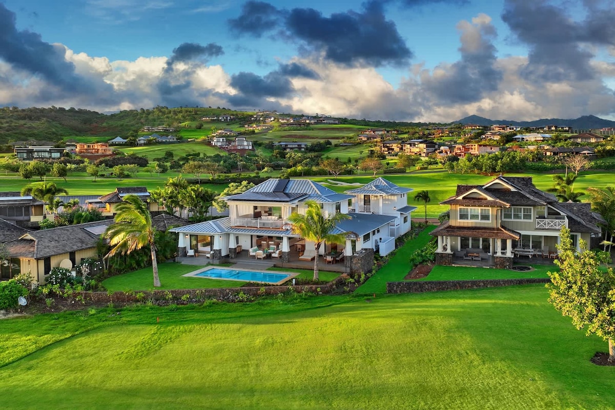 5BR Hale Nani at Kukuiʻula | Golf & Ocean Views - Houses for Rent