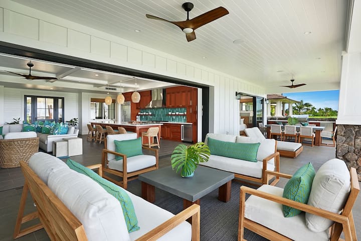 5BR Hale Nani at Kukuiʻula | Golf & Ocean Views - Houses for Rent