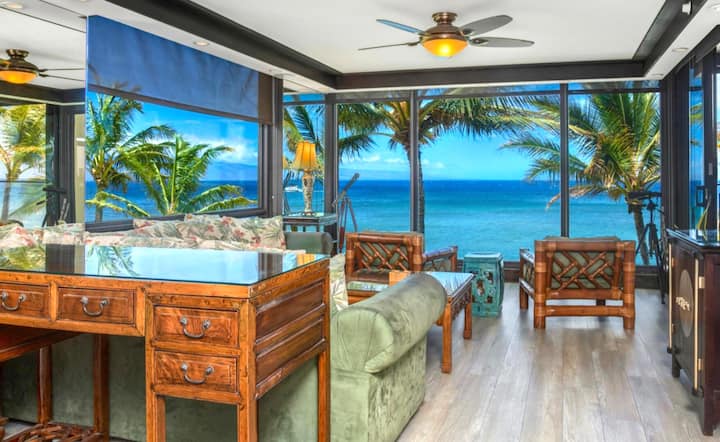 Mahana Oceanfront 4 Br | Ml-1193 By Kbm - Maui