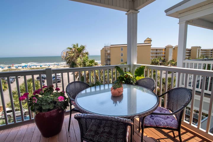 2br Ocean View Retreat With Pool - Folly Beach, SC