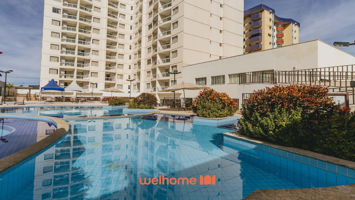 Apartamento Caldas Novas com Piscinas Termais - Chácaras Primavera