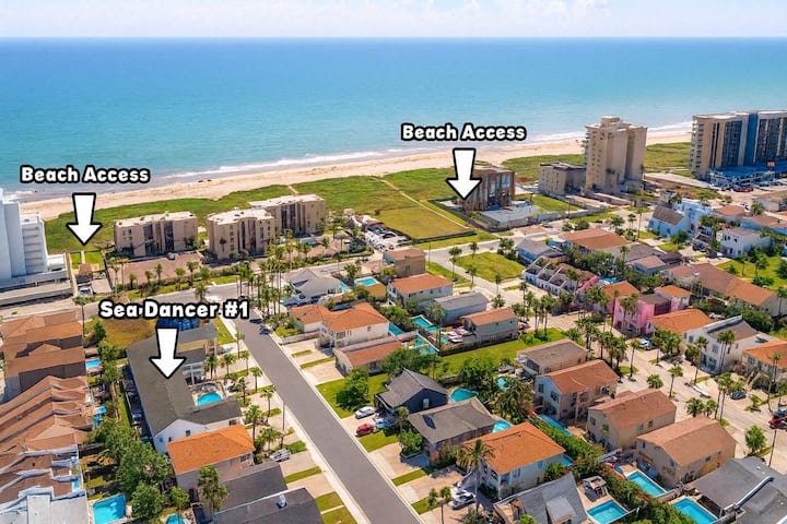 Ez Access 1st Floor  " 5 Mins To Beach " Pool - South Padre Island, TX