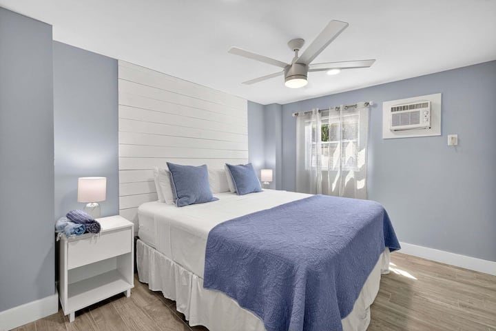 Nieuw kingsize traagschuimmatras voor de meest rustgevende strandnachten