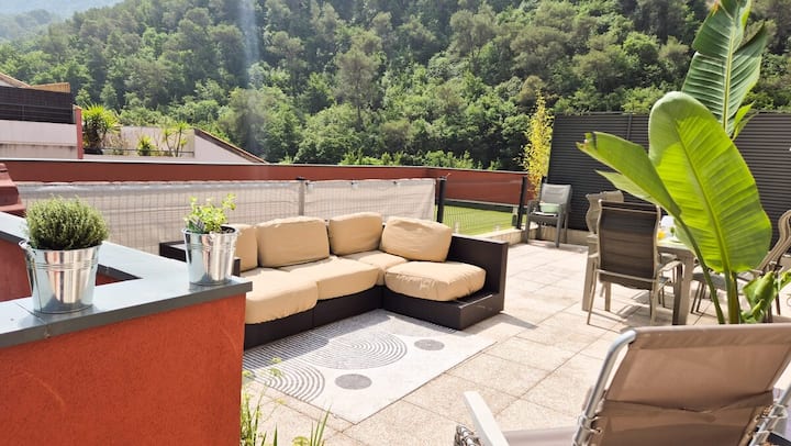 T4 Avec Grande Terrasse - Bbq - Parking Privé - Èze