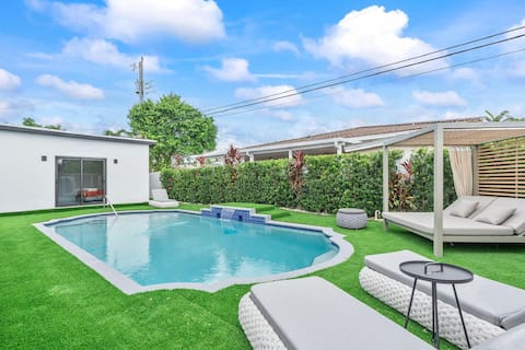Cozy & Modern Coral Gables Holiday Oasis W pool