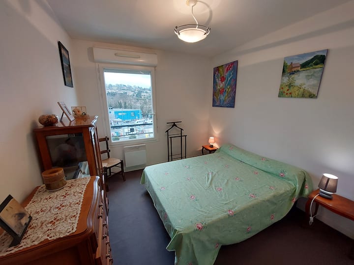 Frambise apartmán v blízkosti Sarlat_spálňa1