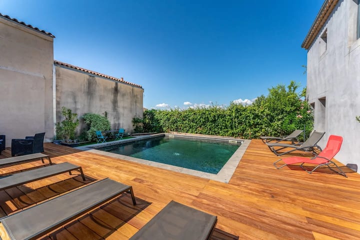 Studio Avec Vue Piscine - Gigondas