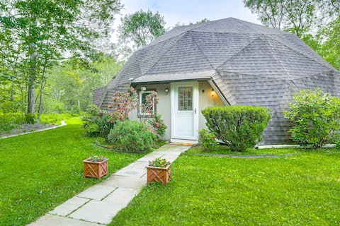 Unique Geodesic Dome Escape in Nature!