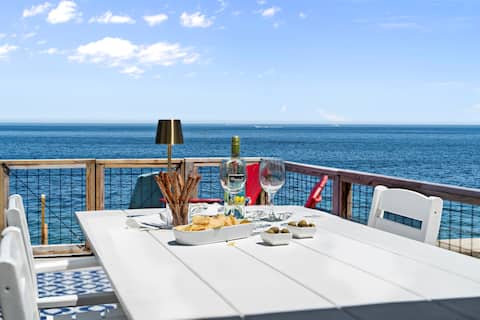 Scituate Oceanfront | Hot Tub & Steps to Beach