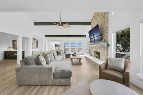 Lux 6BR Home w/ Heated Spa + Boat Slip + Game Room
