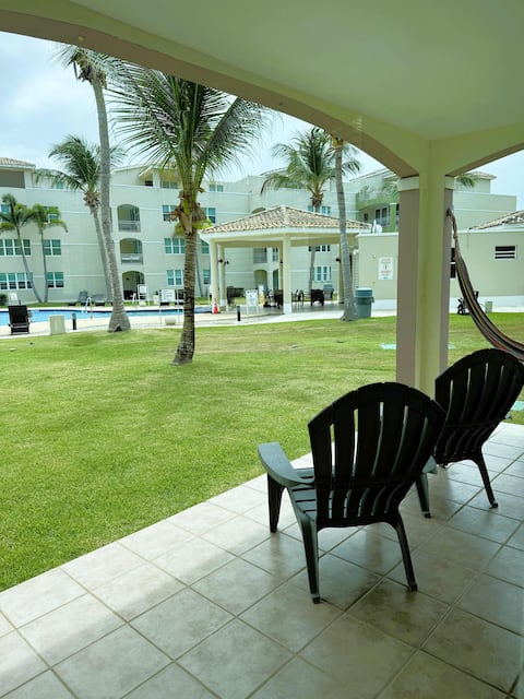 #27 1st floor 2br, 2ba Poolfront Apt @ Jobos Beach