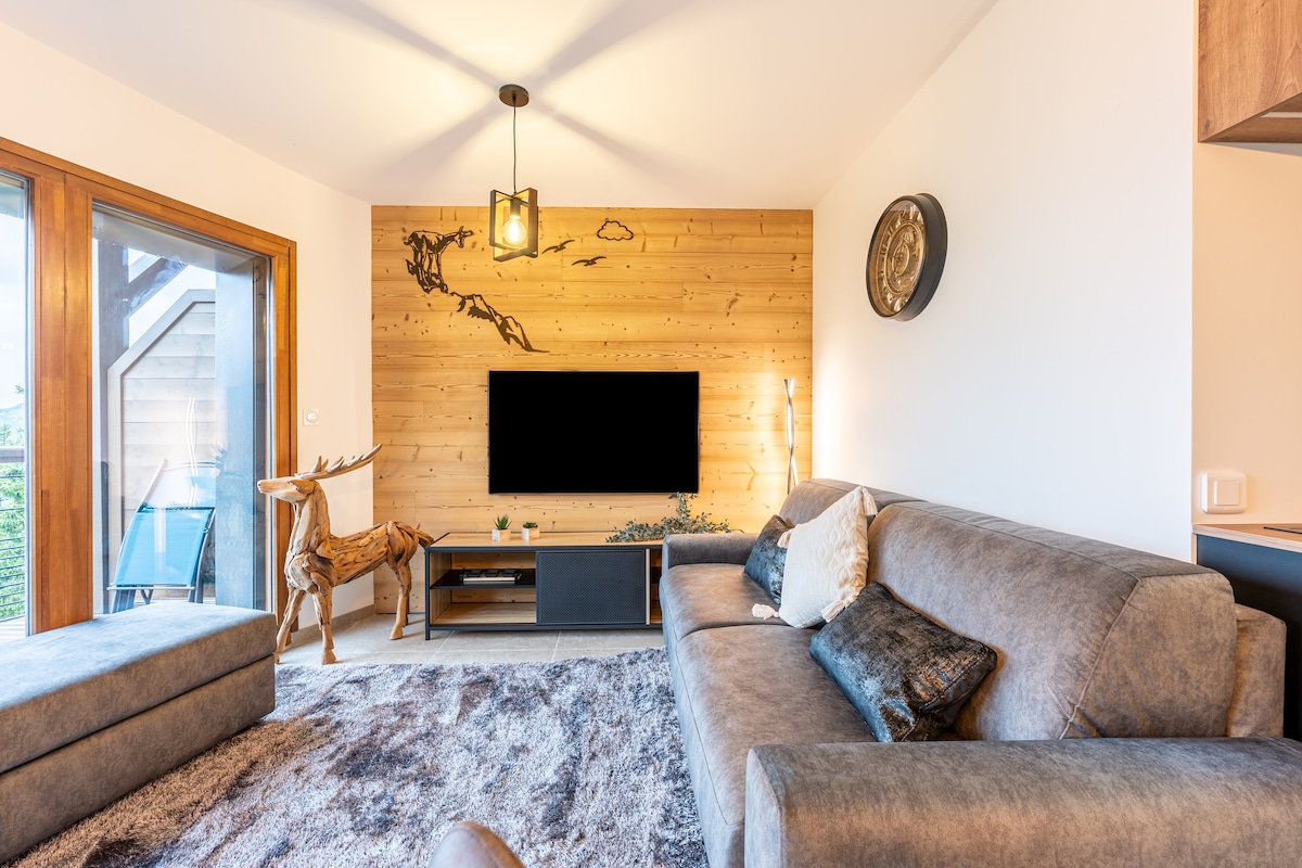 Propriété Airbnb réussie: Le Canopée Residence - High standing apartment à Cohennoz